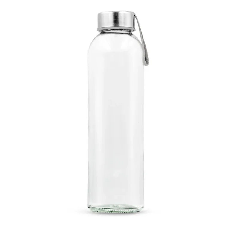 Szklana butelka 500 ml z kolorową wstążką | Viivi