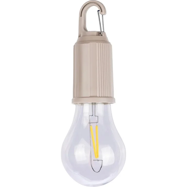 Wisząca lampka „żarówka”, karabińczyk