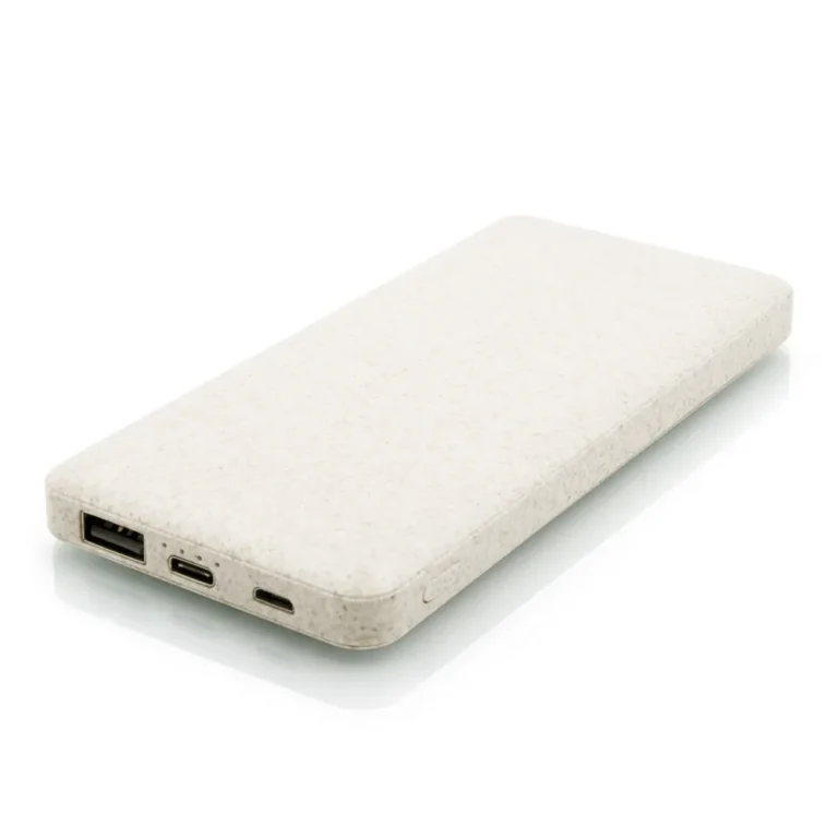 Power bank 8000 mAh ze słomy pszenicznej | Jenkins