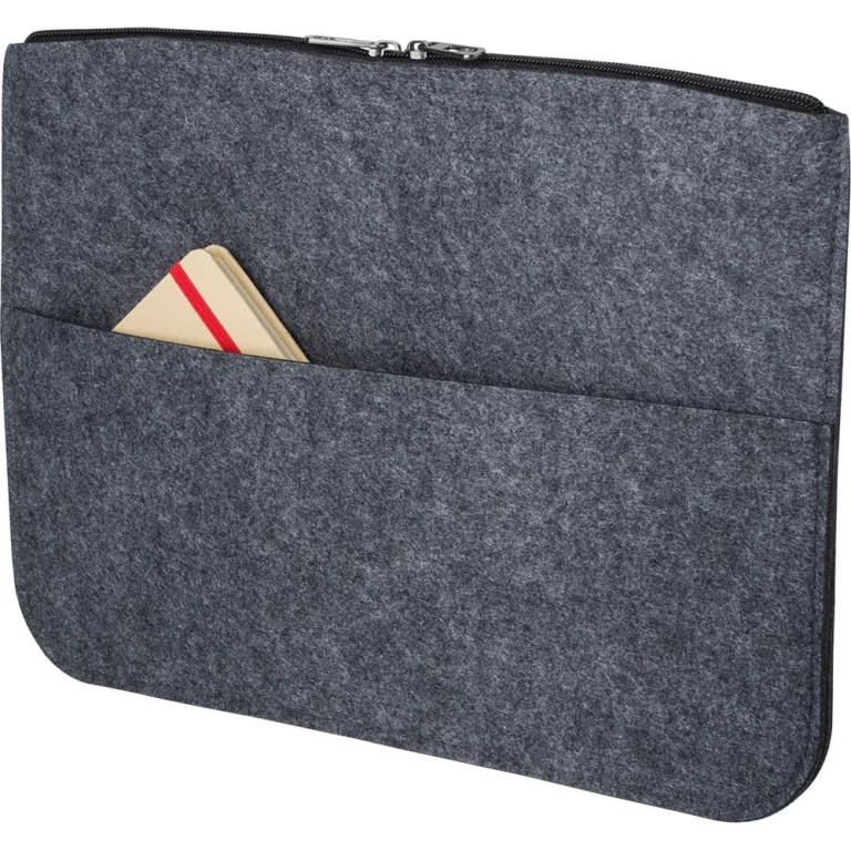 Etui na laptopa 14″ z filcu RPET, teczka na dokumenty