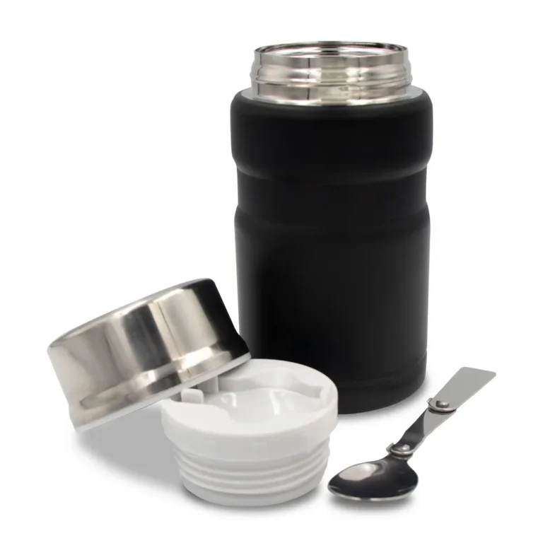 Termiczny pojemnik na żywność 650 ml Air Gifts, składana łyżka | Jonathan