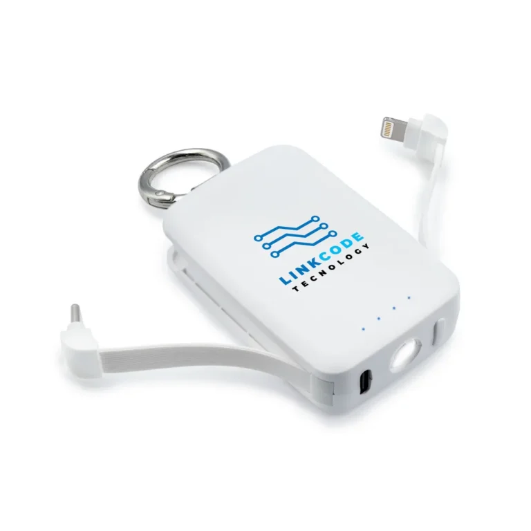 Power bank 4000 mAh, karabińczyk i lampka 1W | Dimetrice