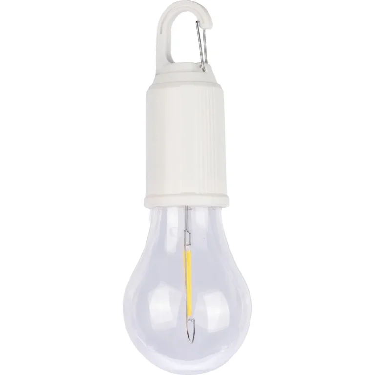 Wisząca lampka „żarówka”, karabińczyk