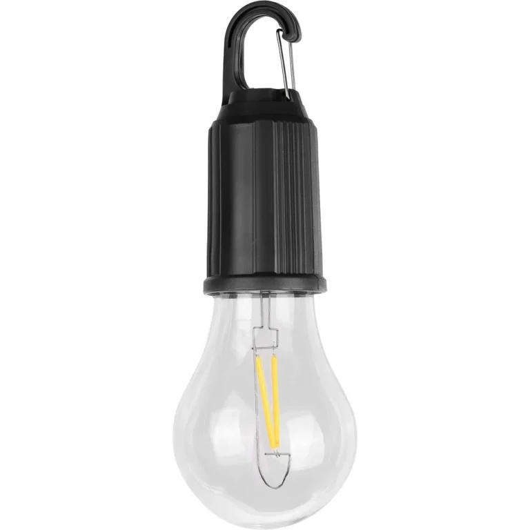 Wisząca lampka „żarówka”, karabińczyk