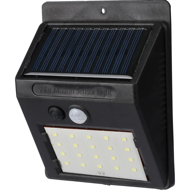 Solarna lampa ścienna